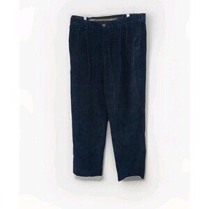LL‎ Bean Comfort Waist NAVY Men's 38X31 Corduroy Pants w/ Pockets classic, work